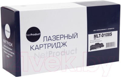 

Картридж NetProduct, Черный, N-MLT-D108S