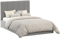 Двуспальная кровать Sofos Джессика тип A с ПМ 160x200 (Amigo Grey) - 