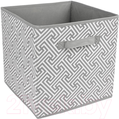 Коробка для хранения Handy Home Орнамент 300x300x300 / UC-227 (серый)
