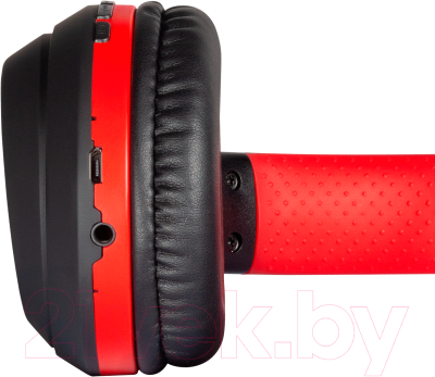 Изображение товара Беспроводные наушники Defender FreeMotion B560 / 63560 (черный/красный)