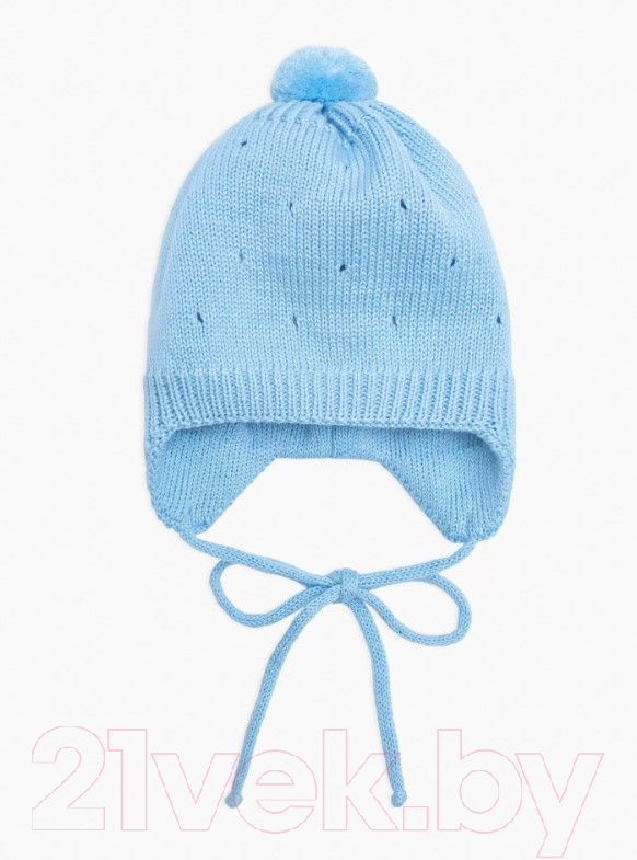 Шапочка для малышей Amarobaby Pure Love Cutie / AB-OD21-PLС16/19-44 (голубой, р. 44-46) — фото 2