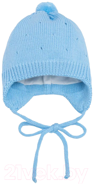 Шапочка для малышей Amarobaby Pure Love Cutie / AB-OD21-PLС16/19-44 (голубой, р. 44-46)