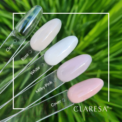 Моделирующий гель для ногтей Claresa Builder Gel Milky Pink (50мл)