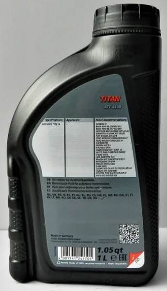 Трансмиссионное масло Fuchs Titan ATF 4400 / 601411823 (1л)
