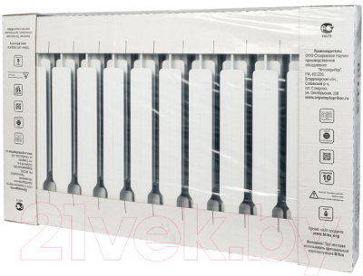Радиатор алюминиевый BiLux ALM 500 (12 секций)