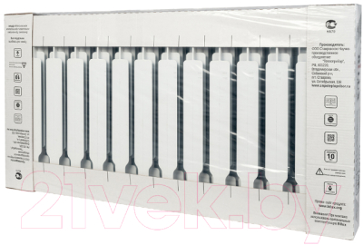 Радиатор алюминиевый BiLux ALM 500 (14 секций)