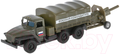

Автомобиль игрушечный Технопарк, Урал с пушкой / SB-16-17WB-1