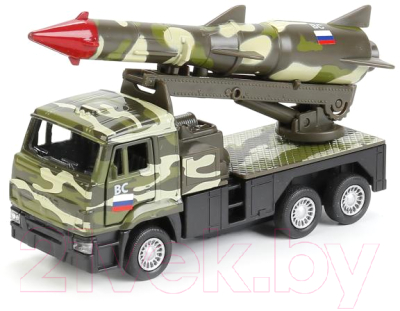 Автомобиль игрушечный Технопарк Kamaz с ракетой / SB-16-69-A-WB