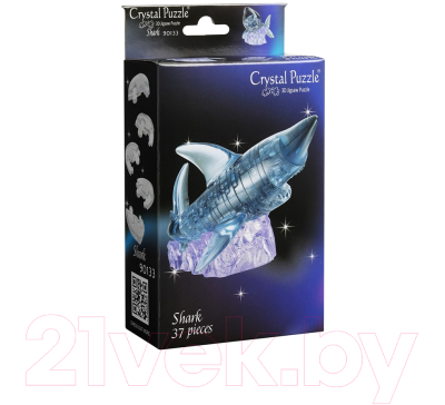 3D-пазл Crystal Puzzle Акула / 90133
