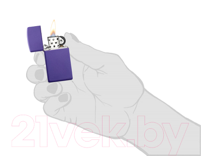 Зажигалка Zippo Slim / 1637 (фиолетовый)