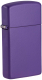 Зажигалка Zippo Slim / 1637 (фиолетовый) - 