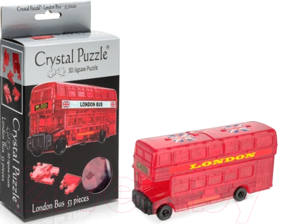3D-пазл Crystal Puzzle Лондонский автобус / 90129