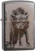 Зажигалка Zippo Wolf Design / 49073 (черный) - 