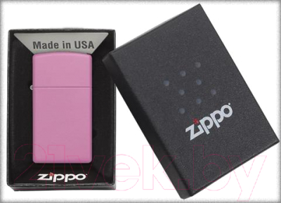 Зажигалка Zippo Slim / 1638 (розовый)