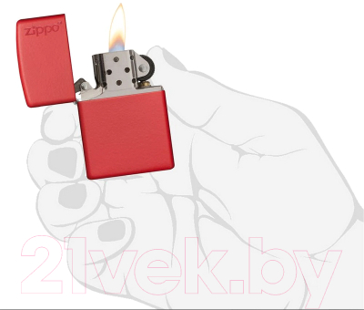 Зажигалка Zippo Classic / 233ZL (красный)