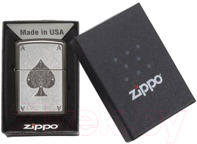 Зажигалка Zippo Classic / 28323 (черный)