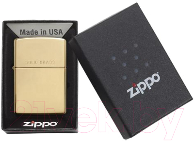 Зажигалка Zippo Classic / 254 (золото)