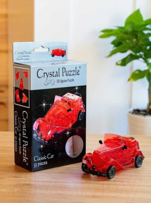 3D-пазл Crystal Puzzle Автомобиль / 90331 (красный)