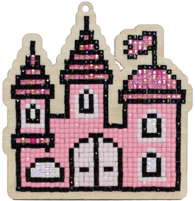 Набор алмазной вышивки Wizardi Замок принцессы / WWP162