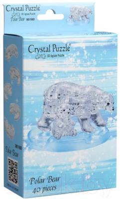 3D-пазл Crystal Puzzle Два белых медведя / 90160