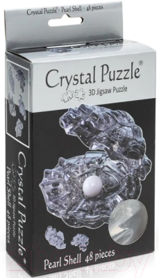 3D-пазл Crystal Puzzle Жемчужина / 90321 (черный)