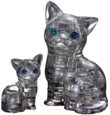 3D-пазл Crystal Puzzle Кошка / 90226 (черный)