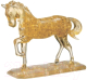 3D-пазл Crystal Puzzle Лошадь / 91101 (золото) - 