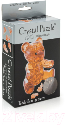 3D-пазл Crystal Puzzle Мишка / 90214 (янтарный)