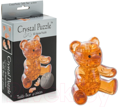 3D-пазл Crystal Puzzle Мишка / 90214 (янтарный)