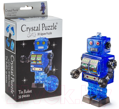 3D-пазл Crystal Puzzle Робот / 90351 (cиний)
