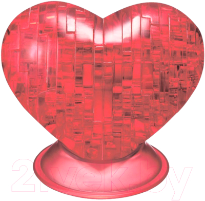 3D-пазл Crystal Puzzle Сердце / 90012 (красный)