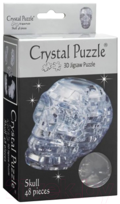 3D-пазл Crystal Puzzle Череп / 90117 (серебристый)