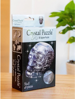 3D-пазл Crystal Puzzle Череп / 90217 (черный)