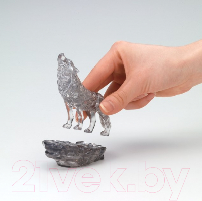 3D-пазл Crystal Puzzle Черный волк / 90255