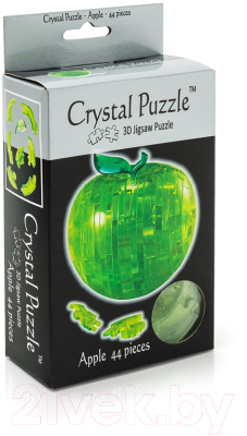3D-пазл Crystal Puzzle Яблоко / 90015 (зеленый)