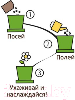 Набор для выращивания растений Happy Plant Анютины глазки / hpn-9