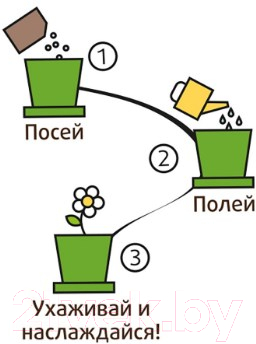 Набор для выращивания растений Happy Plant Астра звездная / hpn-6