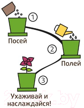 Набор для выращивания растений Happy Plant Мелисса лимонная / hpn-4
