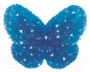 Набор для выращивания кристаллов Bumbaram Фигурный кристалл. Бабочка / A126 (синий)
