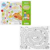 

Набор для творчества Bumbaram, Многоразовая раскраска Игра Вкусняшки L / mr-119