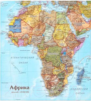 

Пазл АГТ Геоцентр, Карта Африка / AFR29 PAZ