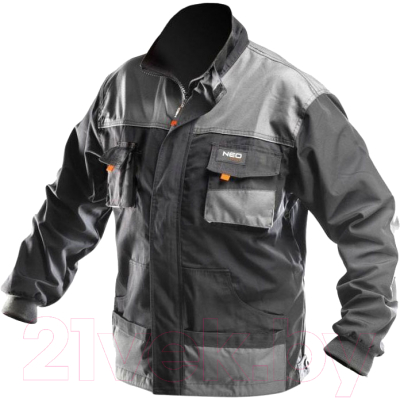 Куртка рабочая Neo Tools 81-210-L С карманами (р-р L/52, серый)