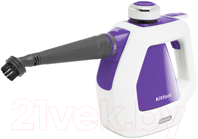 Пароочиститель Kitfort KT-918-4 (белый/фиолетовый)