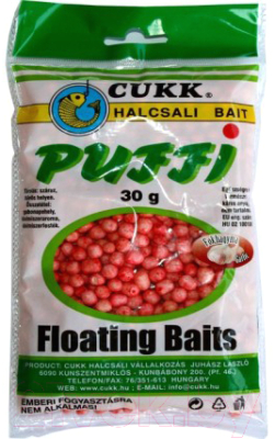 Насадка рыболовная CUKK Puffi Mini 4921 (30г, светло-розовый)