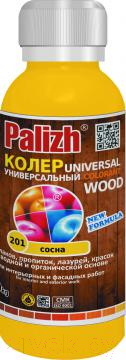 Колеровочная паста Palizh Wood №201 универсальная (0.1л, сосна)
