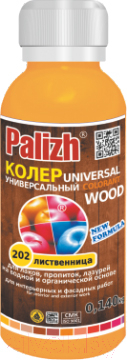 Колеровочная паста Palizh Wood №202 универсальная (0.1л, лиственница)