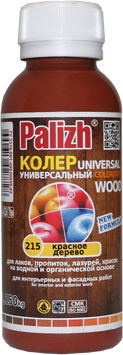 

Колеровочная паста Palizh, Красно-коричневый, Wood №215 универсальная