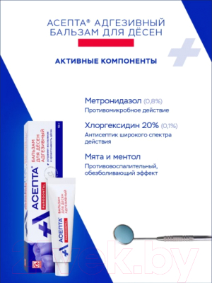 Изображение товара Гель для десен Асепта Бальзам Адгезивный (10г)