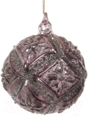

Шар новогодний Shishi, Серебристый;фиолетовый, Фиолетовый антик / 54895