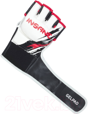 Перчатки для единоборств Insane Falcon Gel / IN22-MG200 (L, белый)